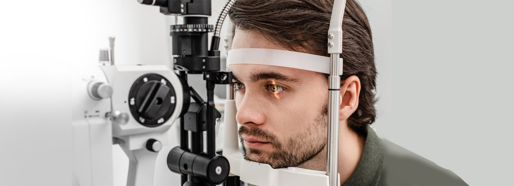 young man during eye exam in Pleasant Hills